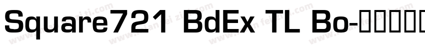 Square721 BdEx TL Bo字体转换